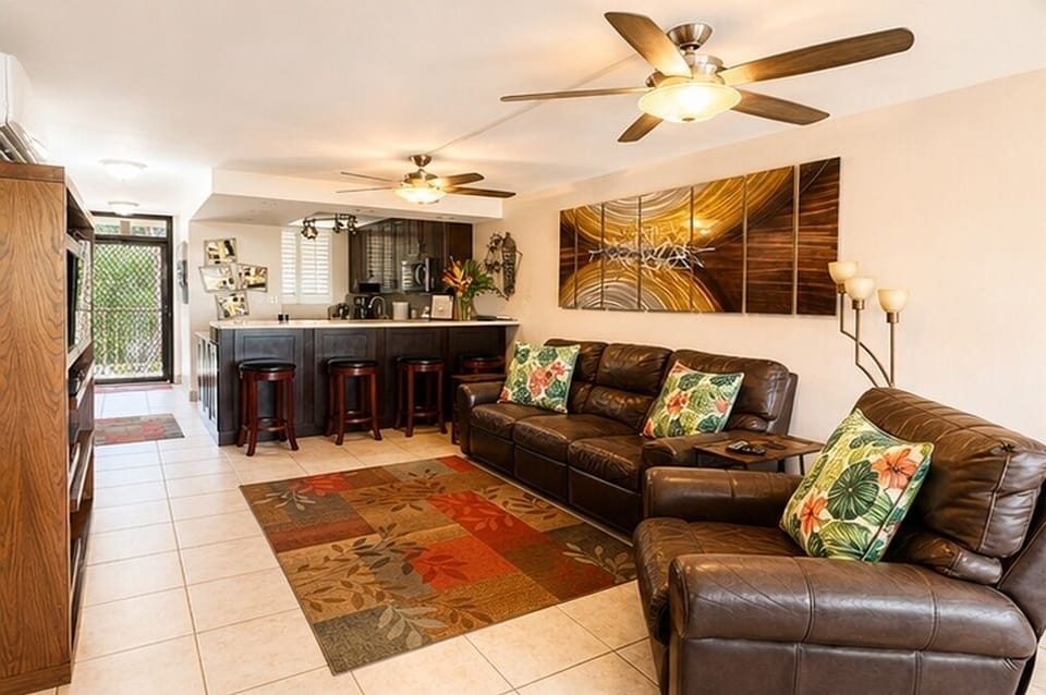 Tropical living room