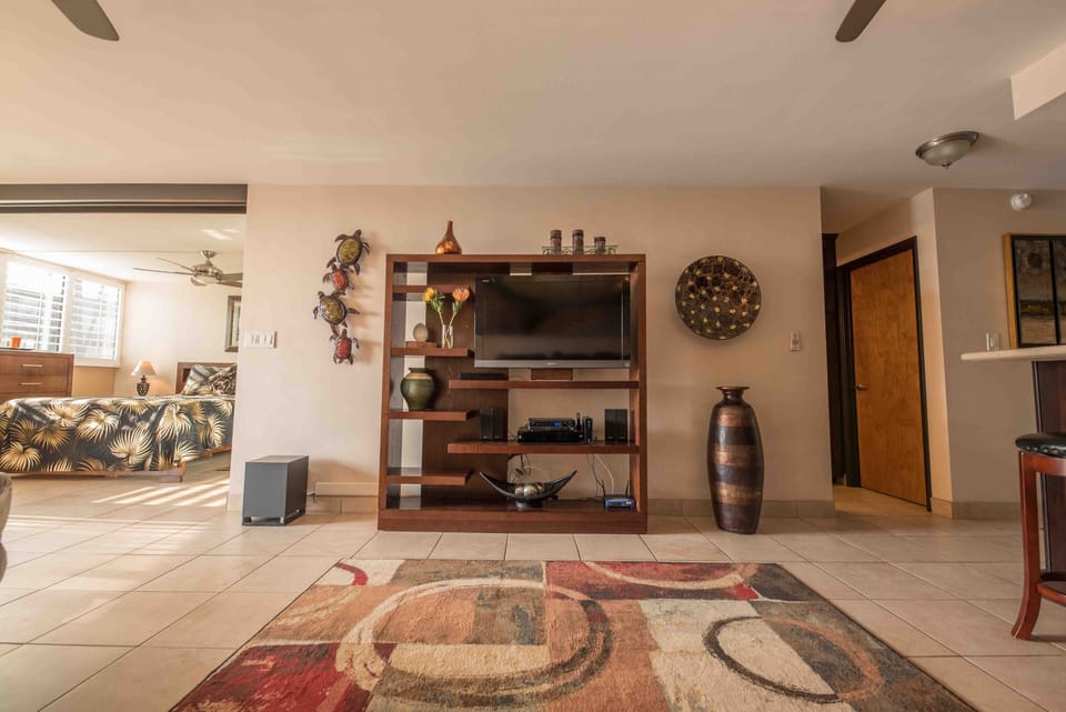 Entertainment center. DVR, Cable, wireless WiFI