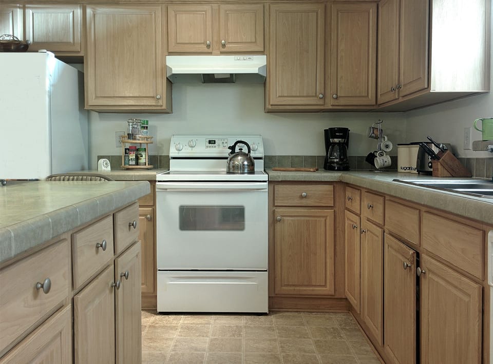 The kitchen is fully equipped with refrigerator,  range, dishwasher, microwave. 
