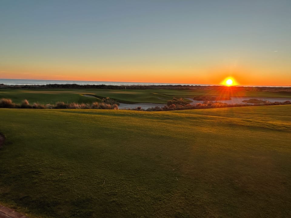 The award-winning Ocean Course boasts a view of the ocean from every hole.