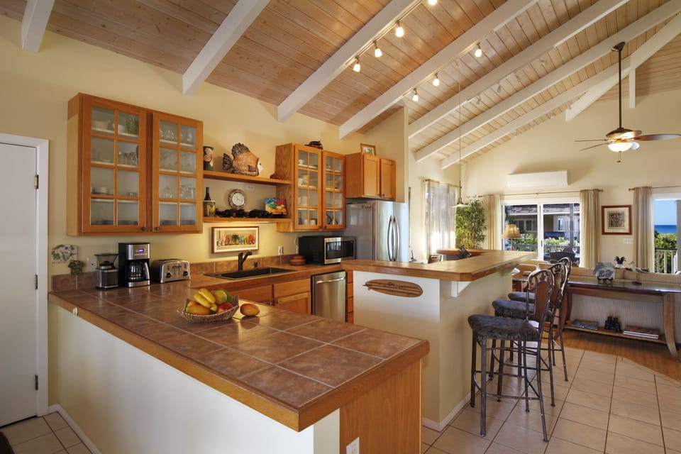 Our "Fully Loaded" kitchen has everything you need to create an island feast!