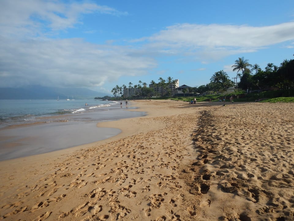 kamaole Beach Park II right across the street 