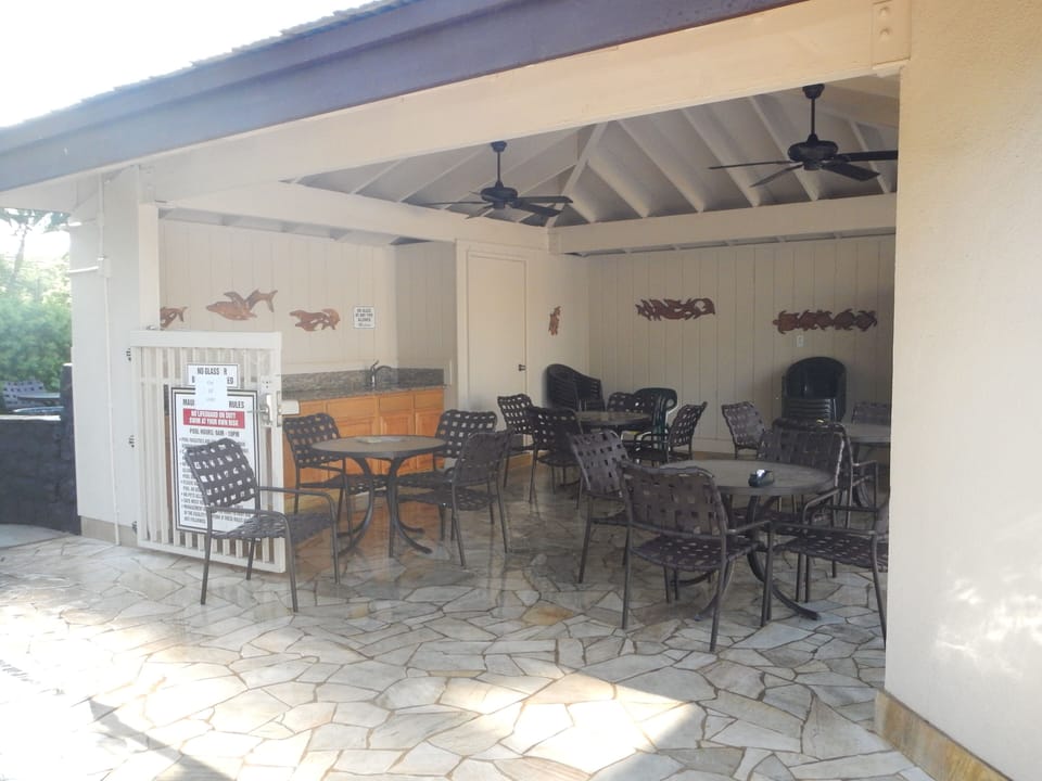 Pool BBQ and dining area 