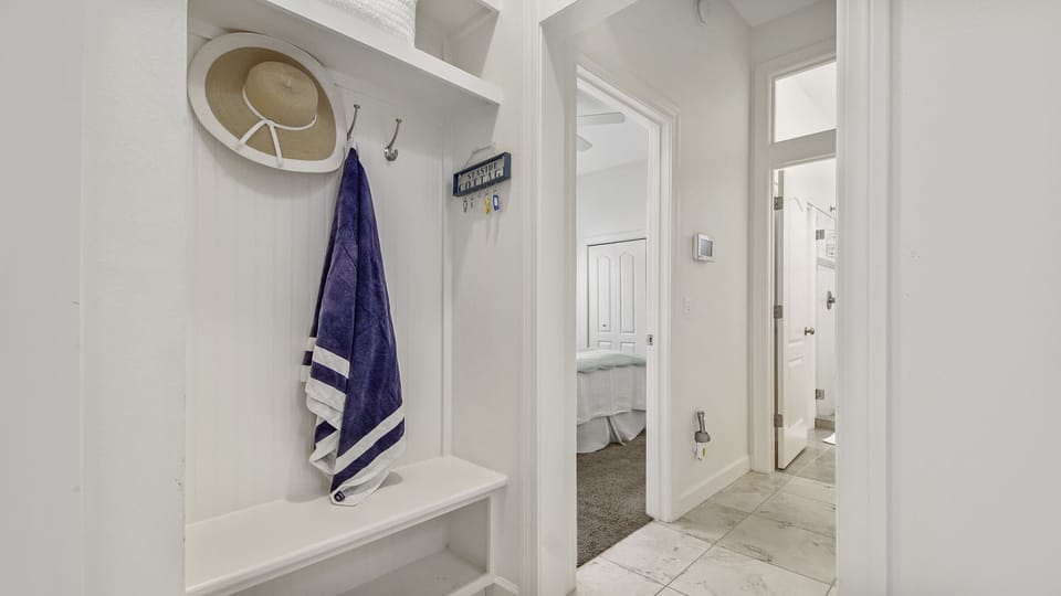 "Mud room" area adjacent to front door