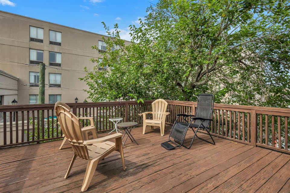 Top level deck.