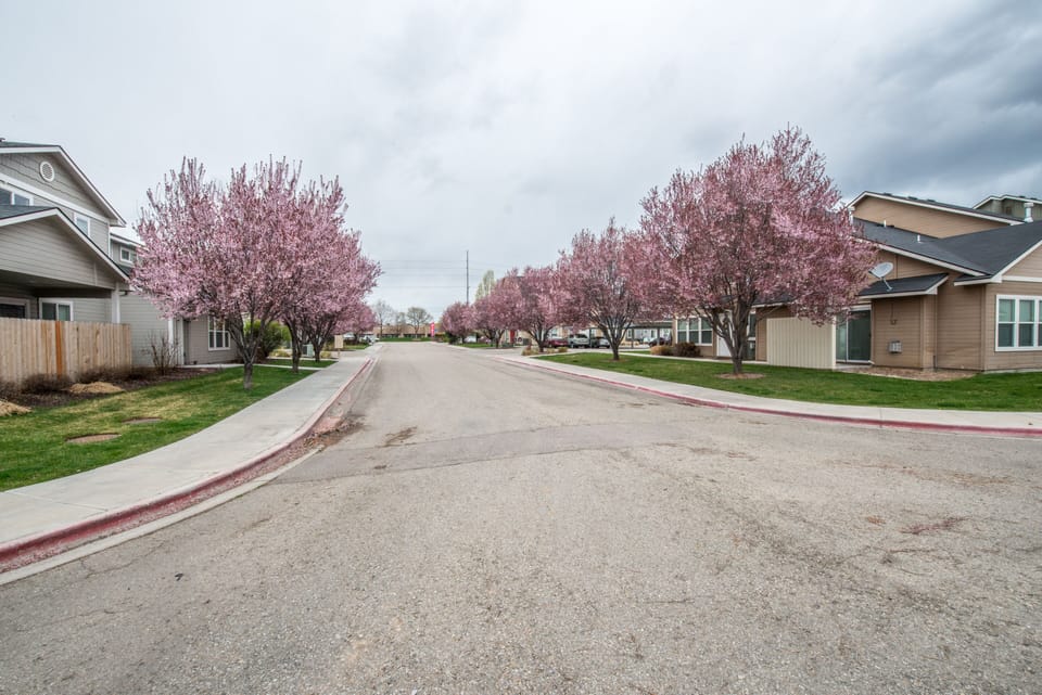 Street view exiting complex