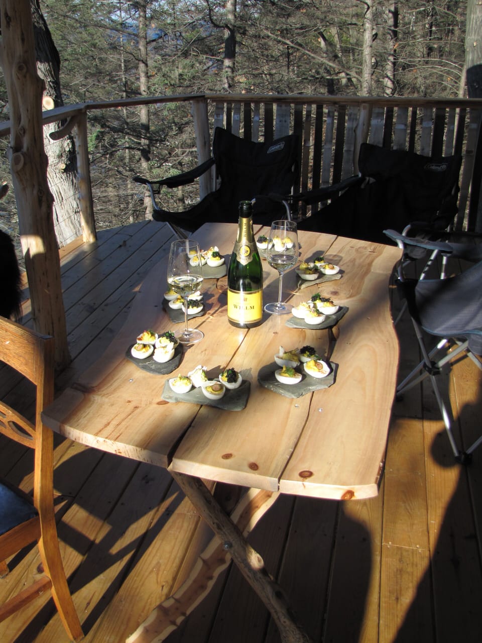 Deviled eggs with caviar!!!
November 27 2012