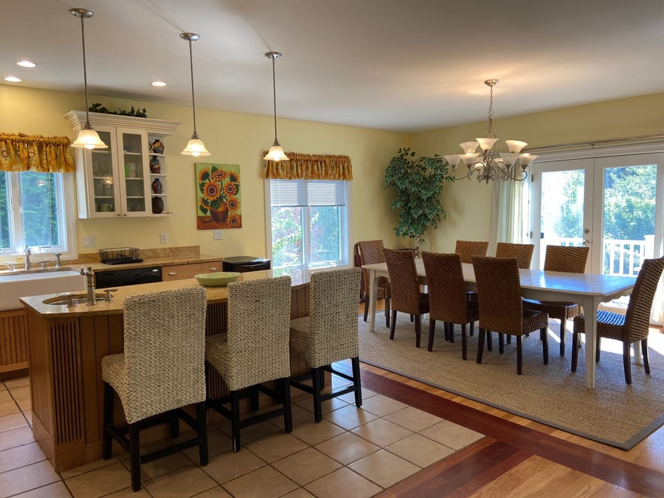 Kitchen and dining area