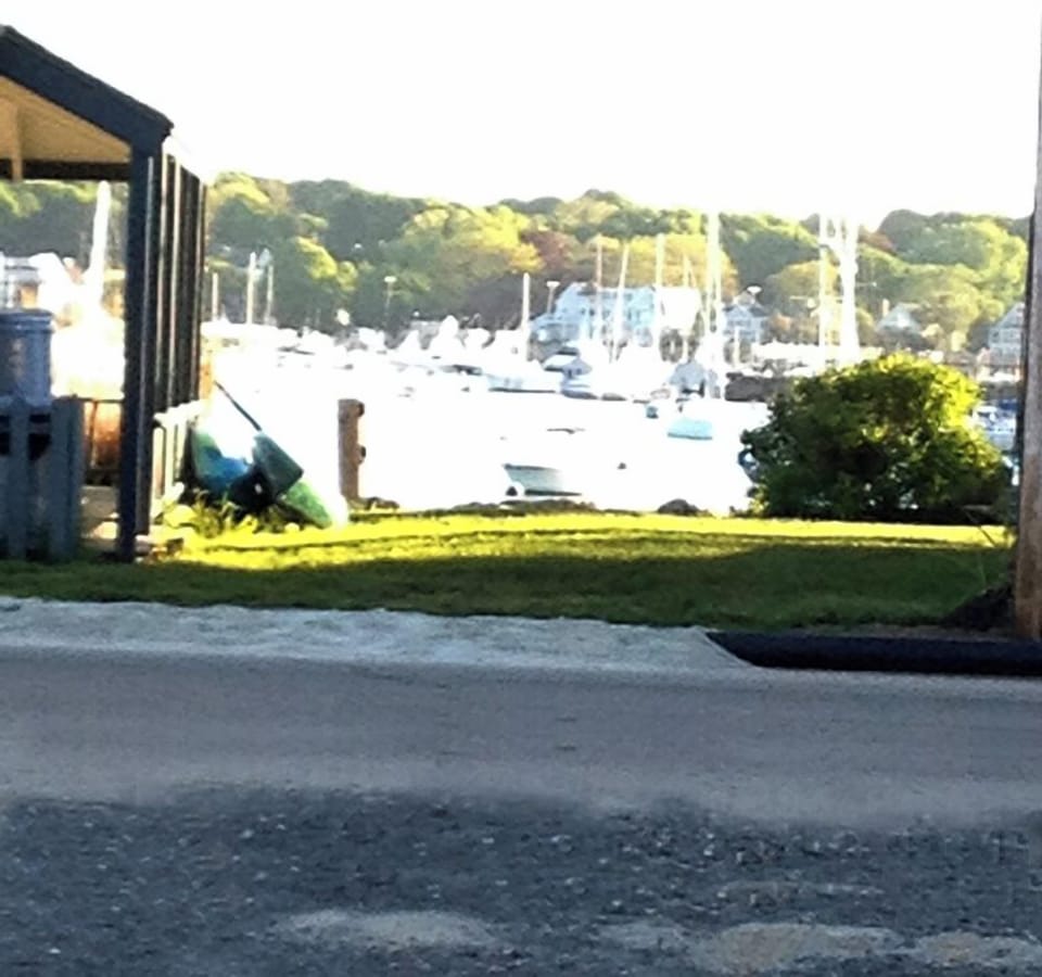 Scituate Harbor across the street, view from the porch.