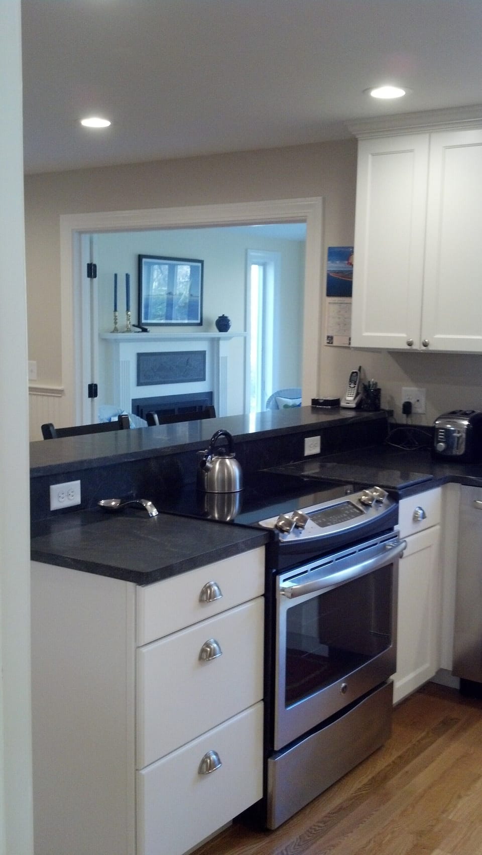 kitchen  looking toward sun room