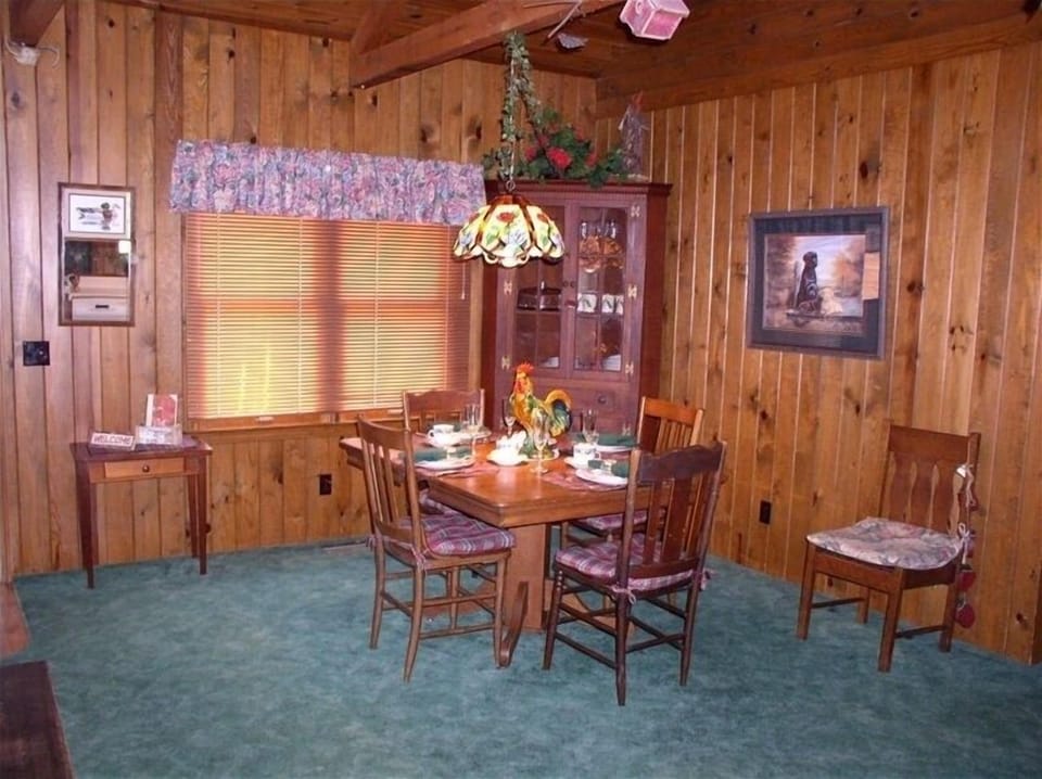 Dining Room, there are also three seats at kitchen counter