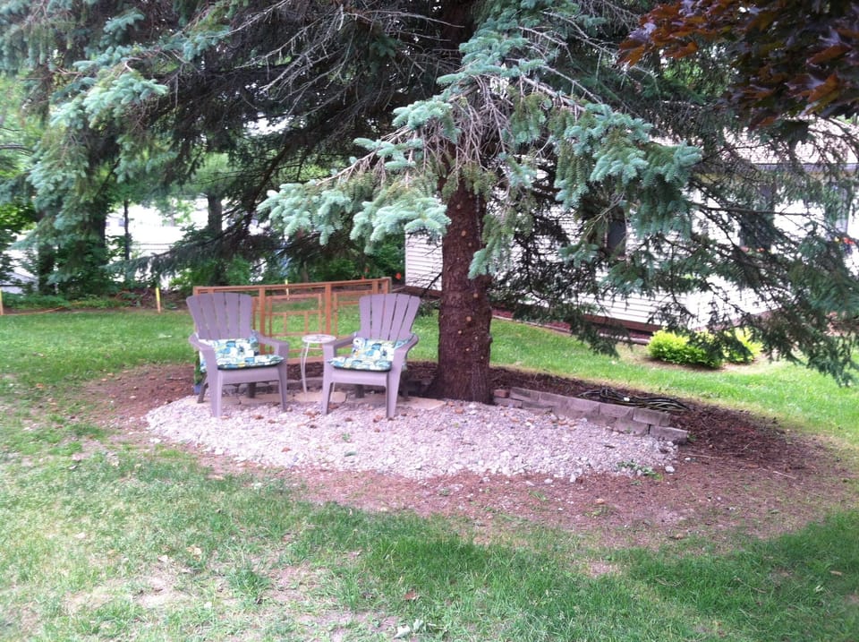 a pleasant spot to sit on a sunny day