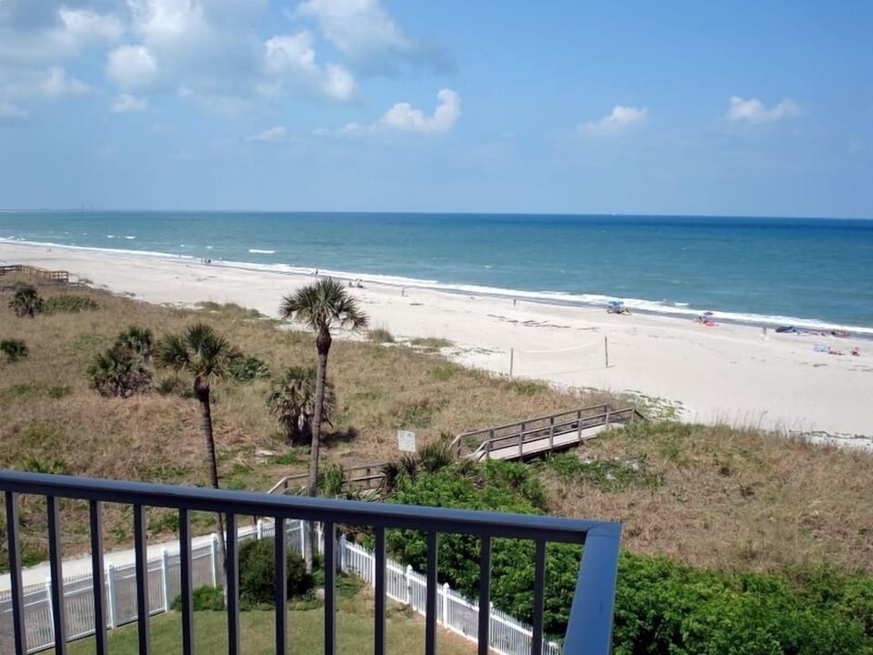 View from the Balcony looking toward Cape Canaveral inlet