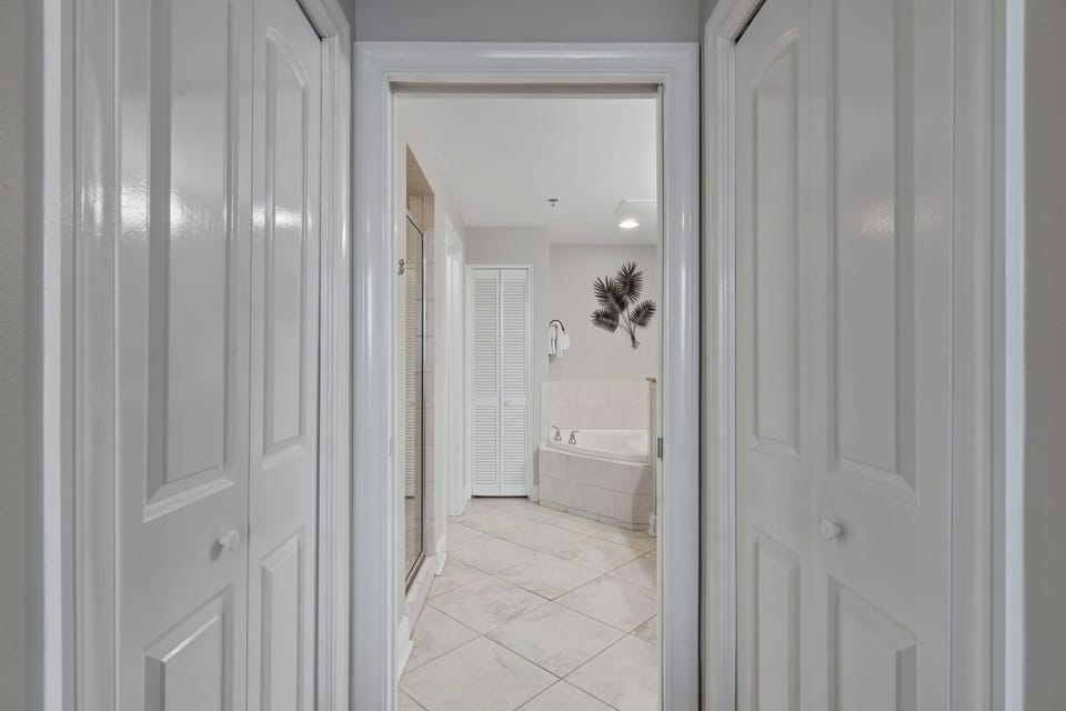 Private access to the Master bathroom from the Master bedroom