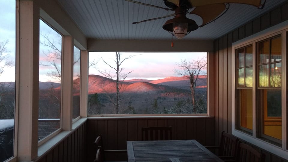 Morning from the Screened Room, looking West