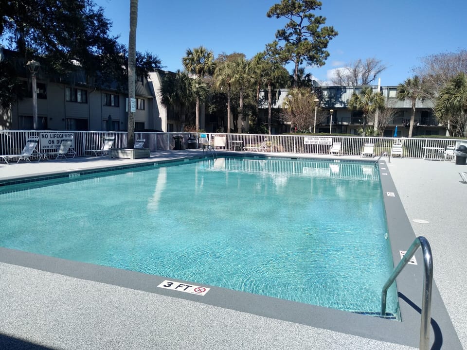 pool with new deck 2021