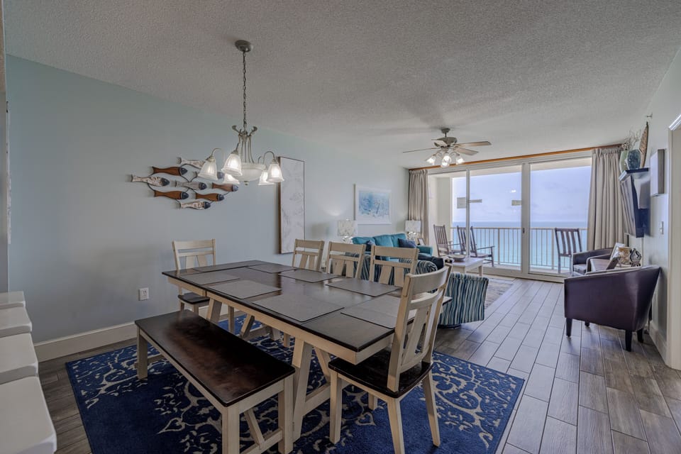 Dining with Gulf view