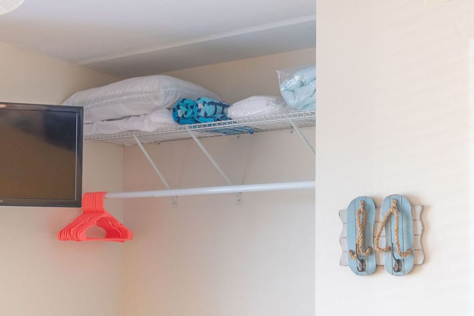 Ample closet space for short or long term stays.