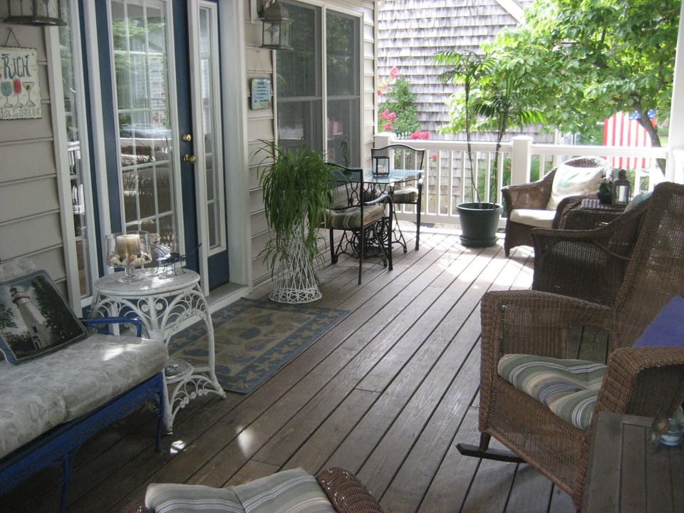 Enjoy this outdoor living area