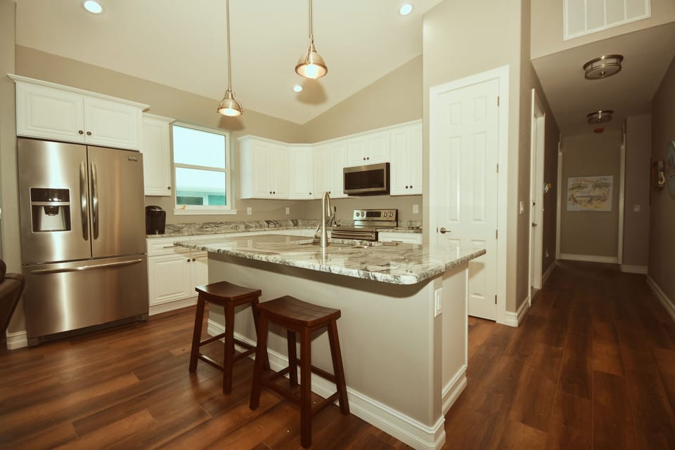 Beautiful marble countertops