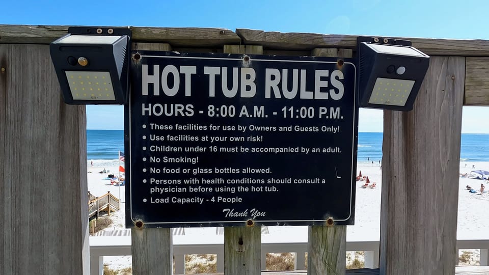 Windemere Resort Hot Tub Rules