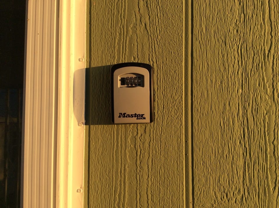 Easy Access Key Holder, will email Details to Rentee