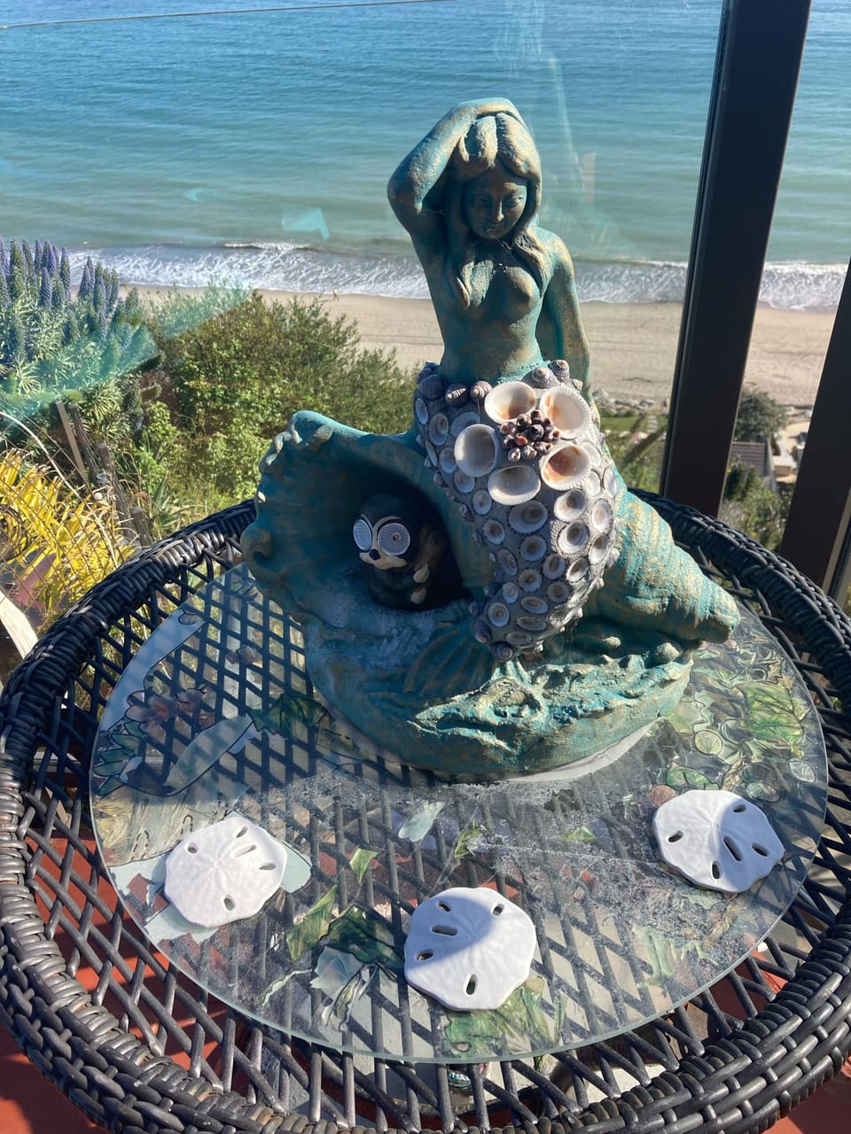 Mermaid getting some sun