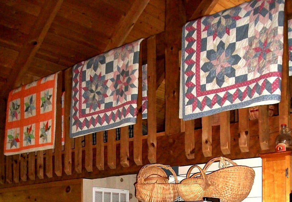 View Of The Loft Area From The Kitchen.