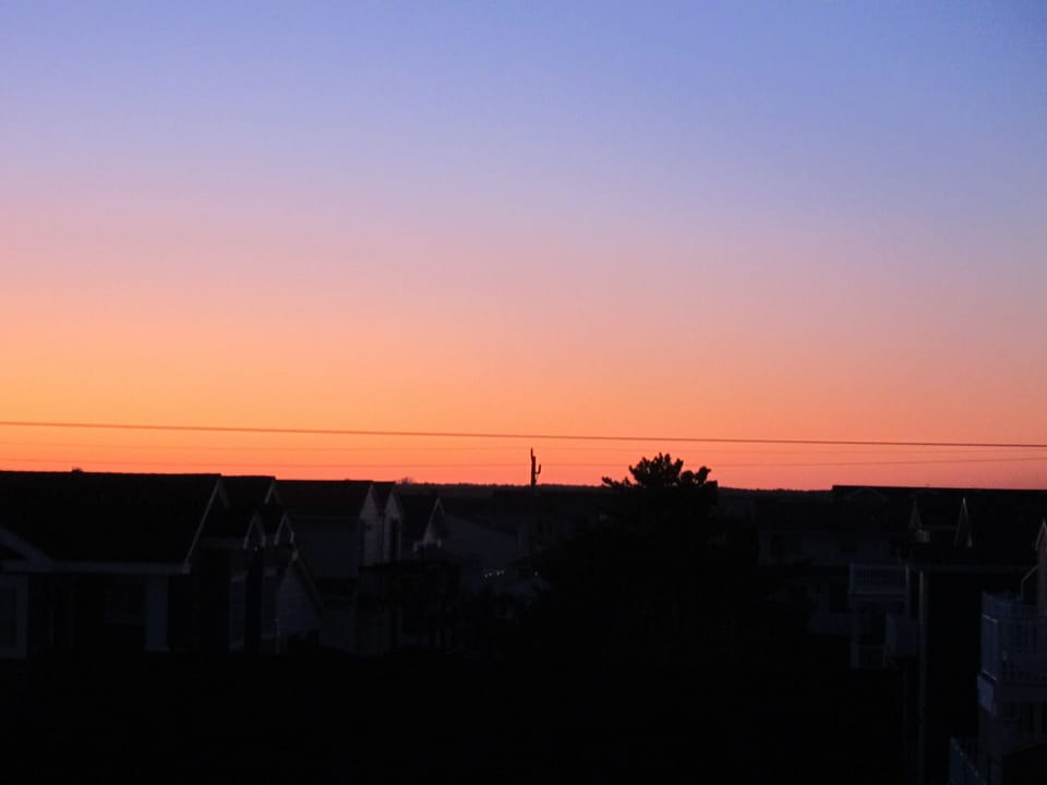 Sunset from Master Bedroom Balcony - 3rd  FL