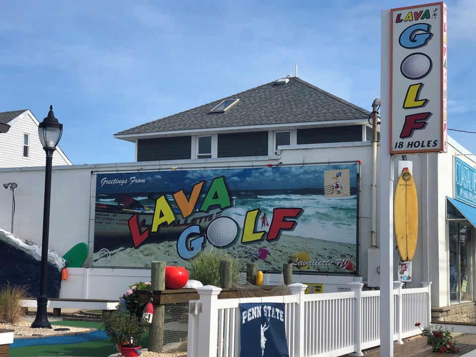 Lava mini golf - 2 short blocks away 