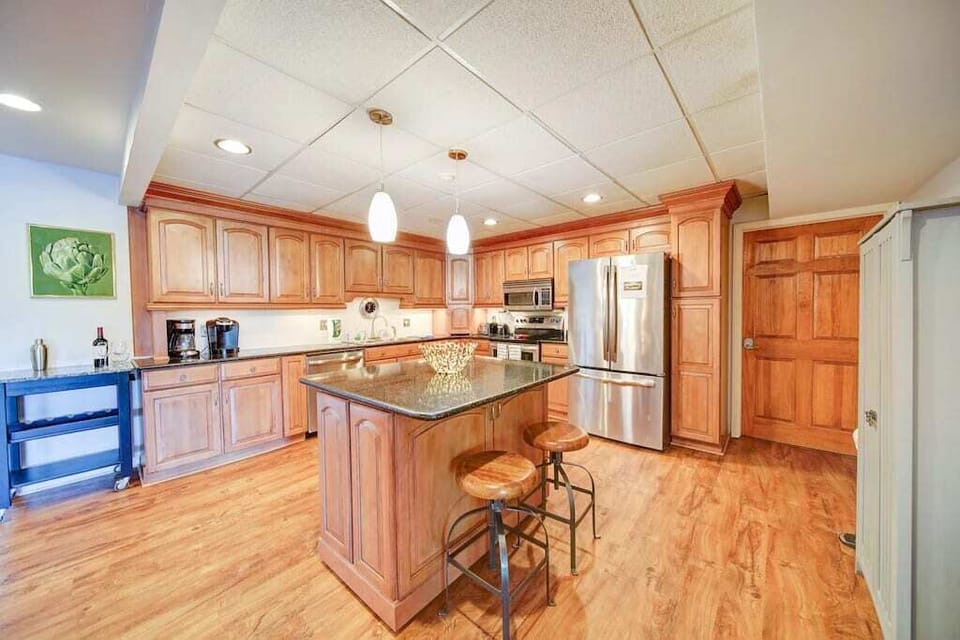 Fully-Stocked kitchen now has 2 Full Size Refrigerators!