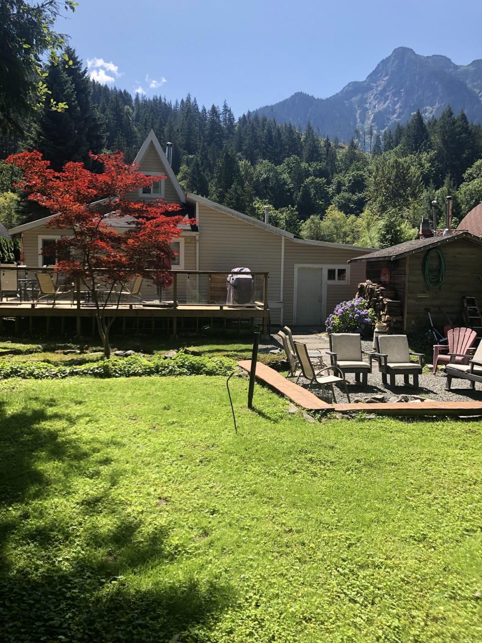 View from the back of the property