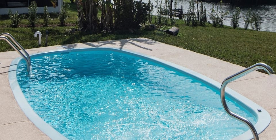 heated swimming pool