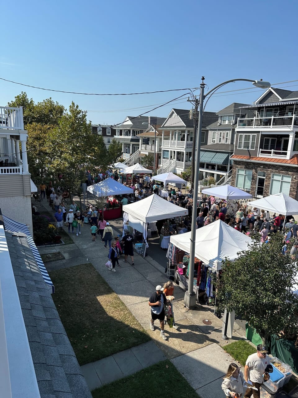 Front row seat to block parties