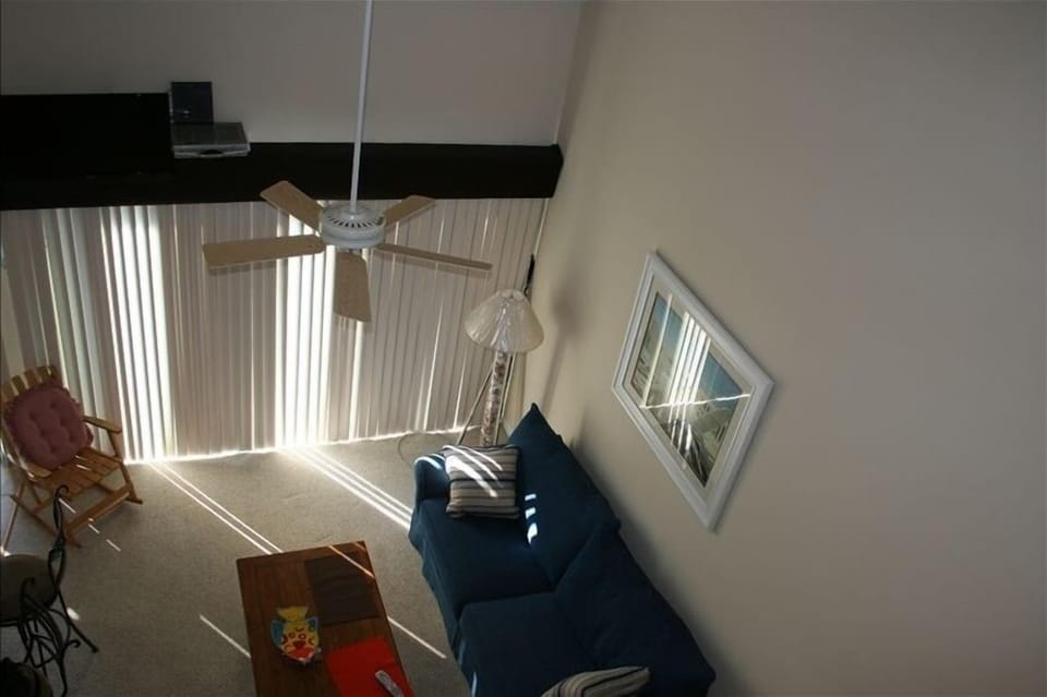 view from loft area on 2nd floor