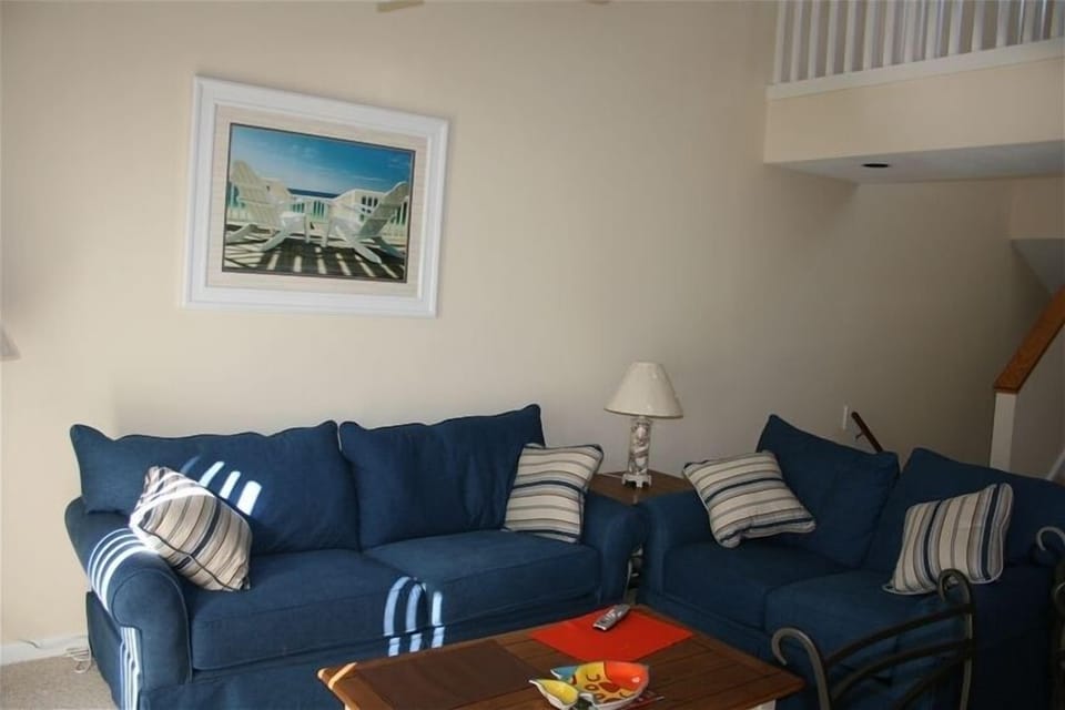 Living room with sleep sofa