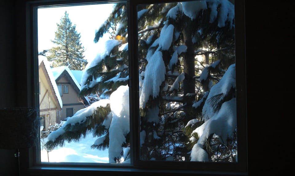 The cozy upstairs bedroom