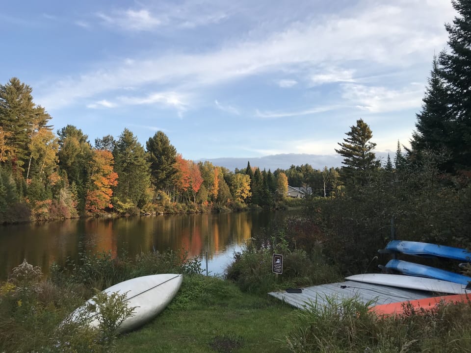 Take a kayak, sup or canoe out onto Mill Pond