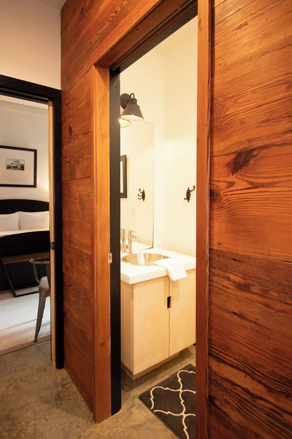 Main level half bath