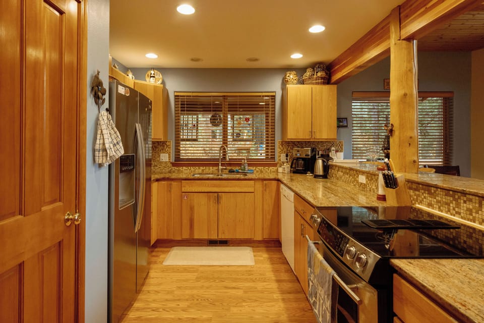 Kitchen with amenities galore