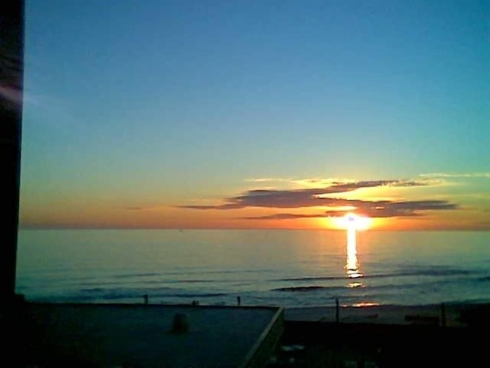Stunning sunset from living room deck.