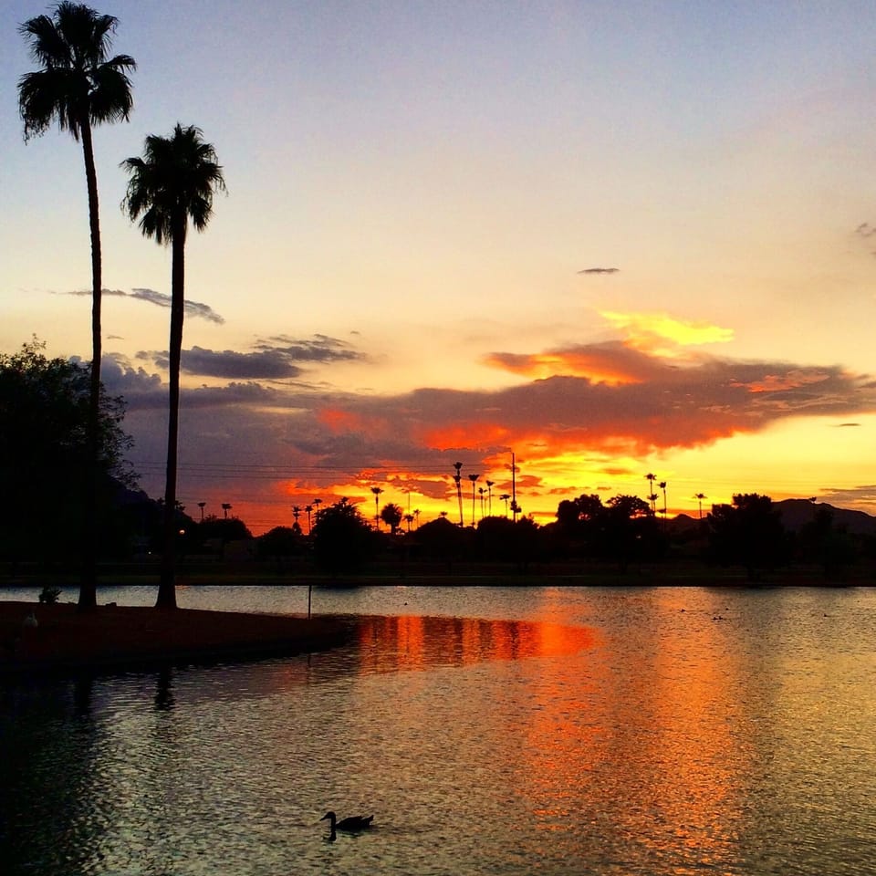 Walking Distance to Chaparral Park Lake.