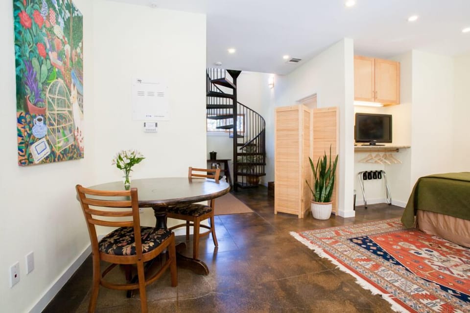 Downstairs dining area
