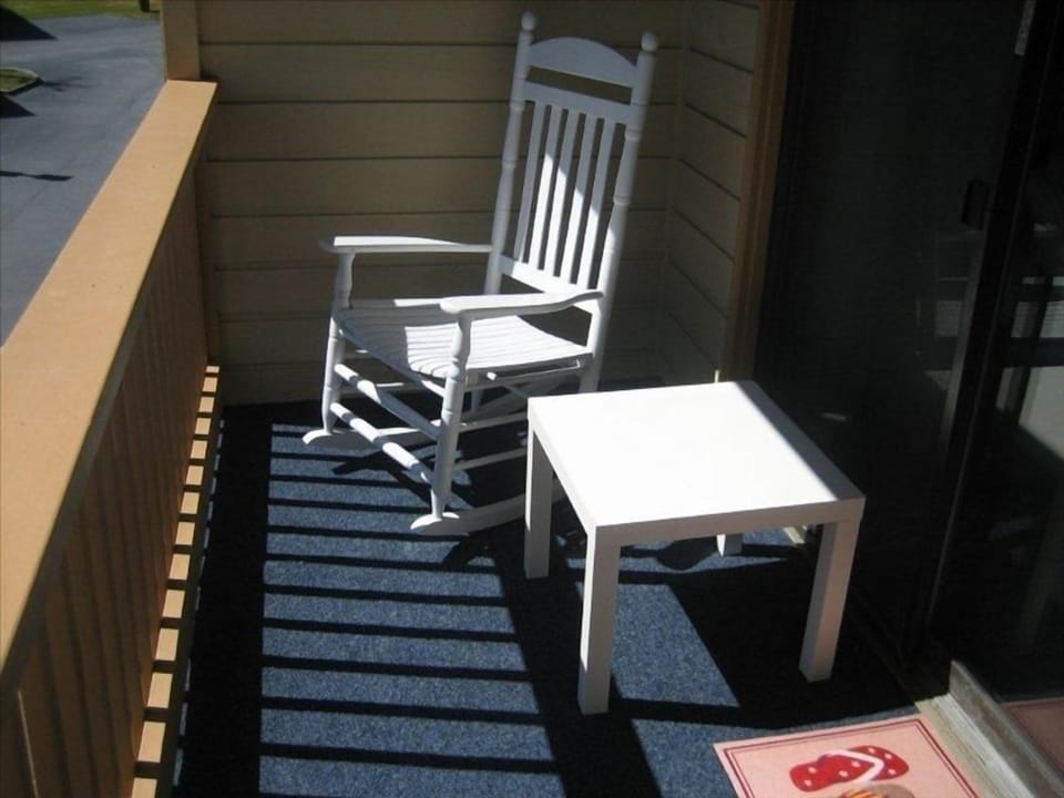 Rocking Chairs on Balcony