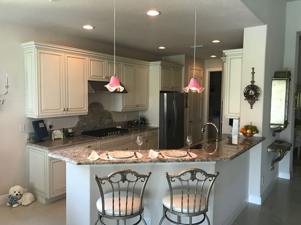 The kitchen is well appointed  to meet your needs.