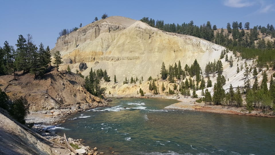 The Yellowstone River is the park's name sake. See great views near Tower Falls.