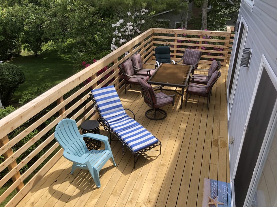 Back yard deck