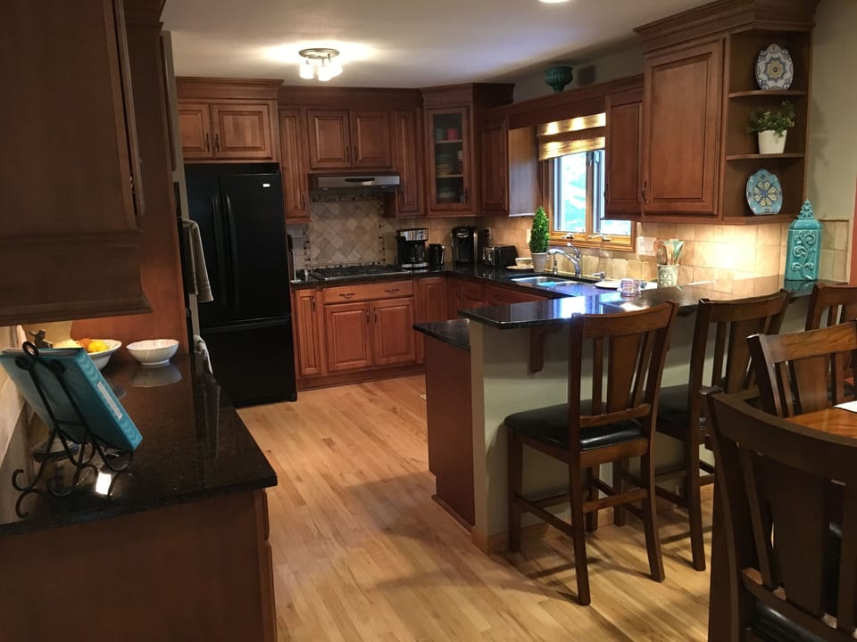 Spacious all new kitchen granite counters Hot water dispenser 