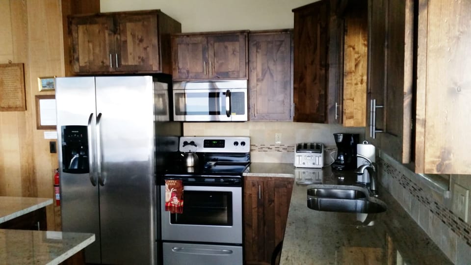 Brand new stainless steel appliances - a cook's dream!