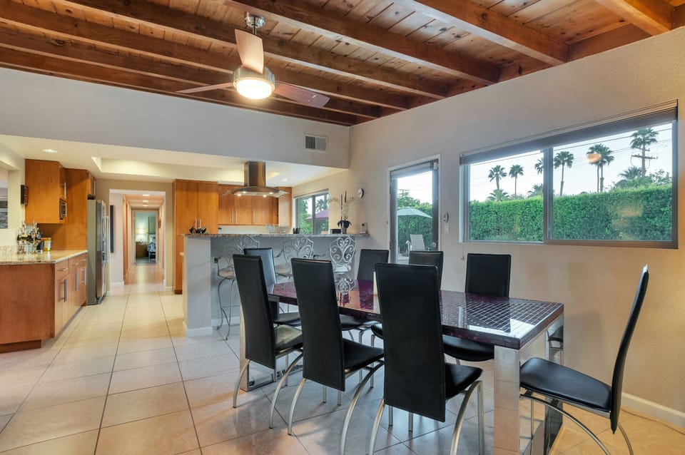 dining room off of the kitchen